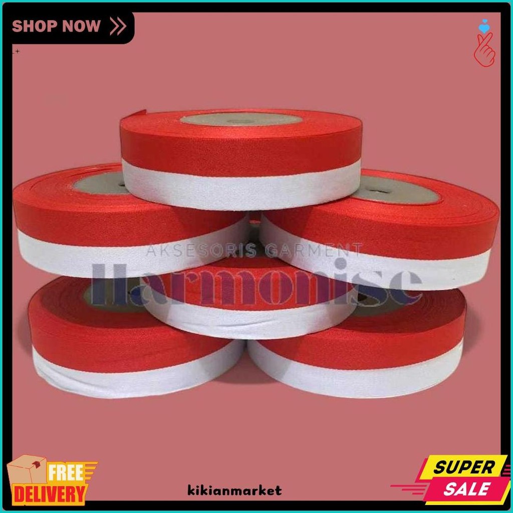 

Pita Merah Putih Eagle Brand Pita Kemerdekaan Pita Serba Serbi 17 Agustus Pita Bendera Merah Putih