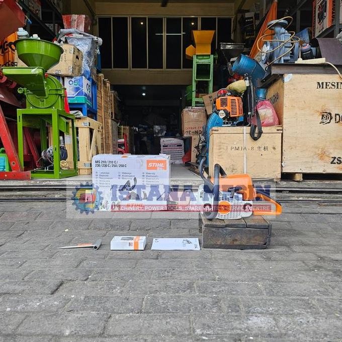 BEBAS ONGKIR - MESIN POTONG KAYU CHAINSAW SINSO SENSO STIHL MS 250 20INCH BAR BAJA