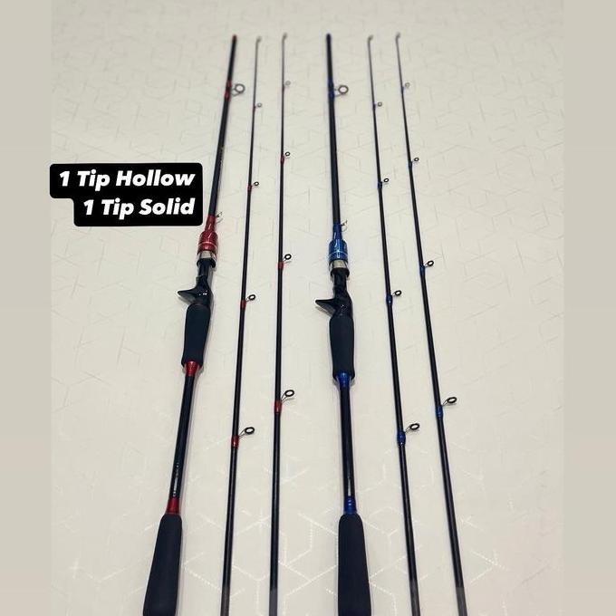 HIVE - Joran CASTING Carbon Solid MONSTER II + Bonus 1 Tip Ujung Umpan Ikan Laut