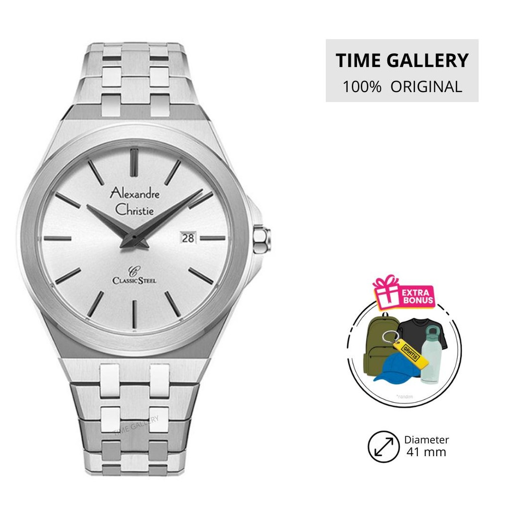 Jam Tangan Pria Alexandre Christie 8700 mdbsssl 8700mdbsssl md bsssl 8700md ac8700 original alexande