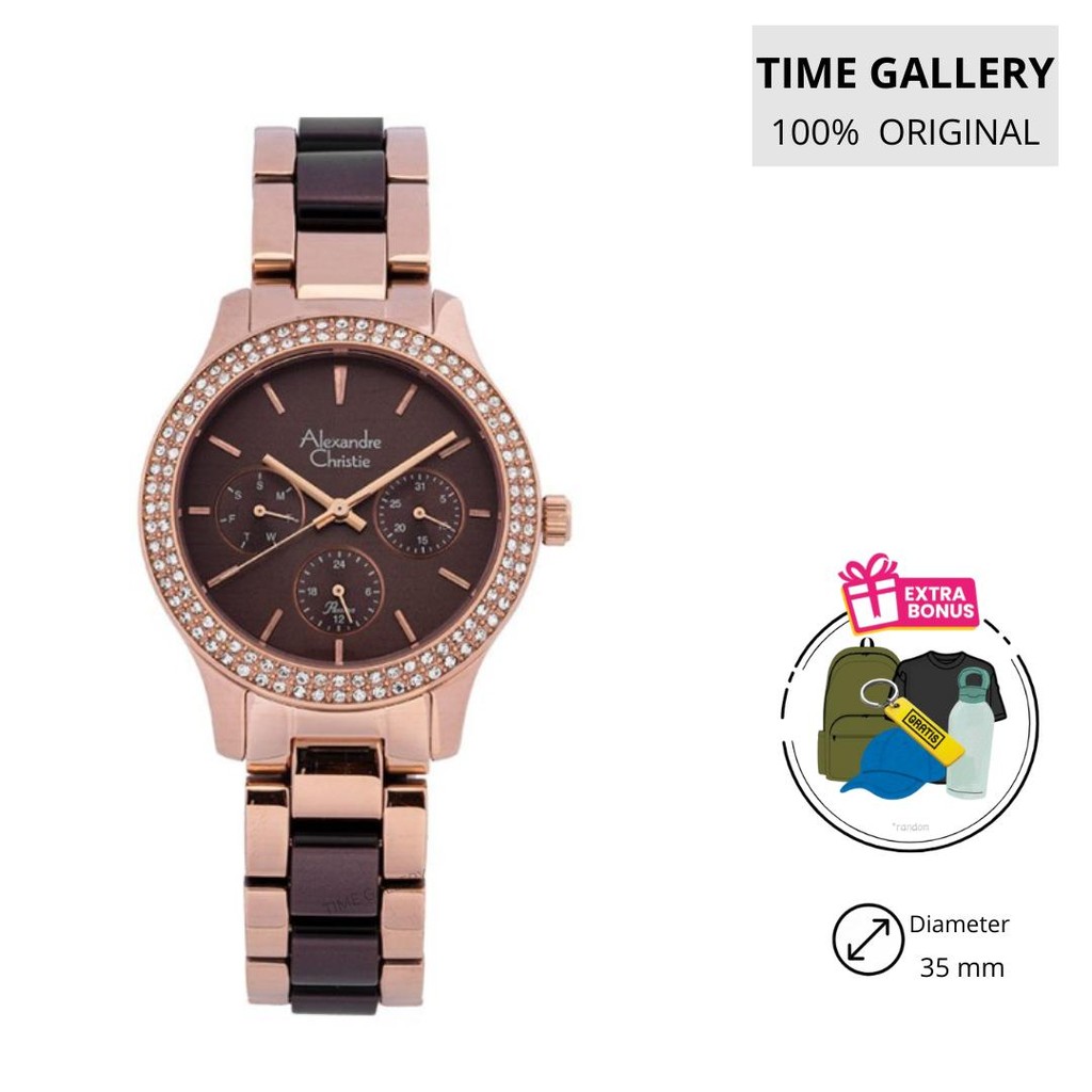 Jam Tangan Wanita Alexandre Christie 2914 bfbrgbo 2914bf ac2914 bf brggbo 2914bfbrgbo original alexa