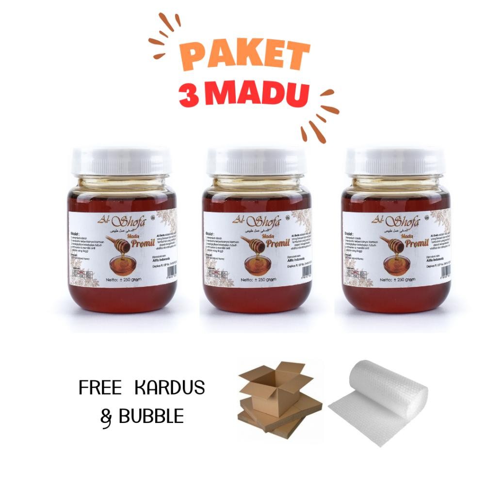

Terjangkau - Madu Zuriat Al Shofa 250gr isi 3 free Kardus dan Bubble .,