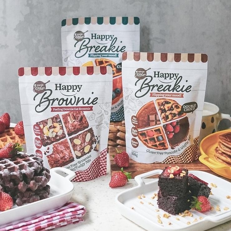 

Terjangkau Happy Breakie Gluten Free Pancake & Waffle Mix - Classic 200gr ~