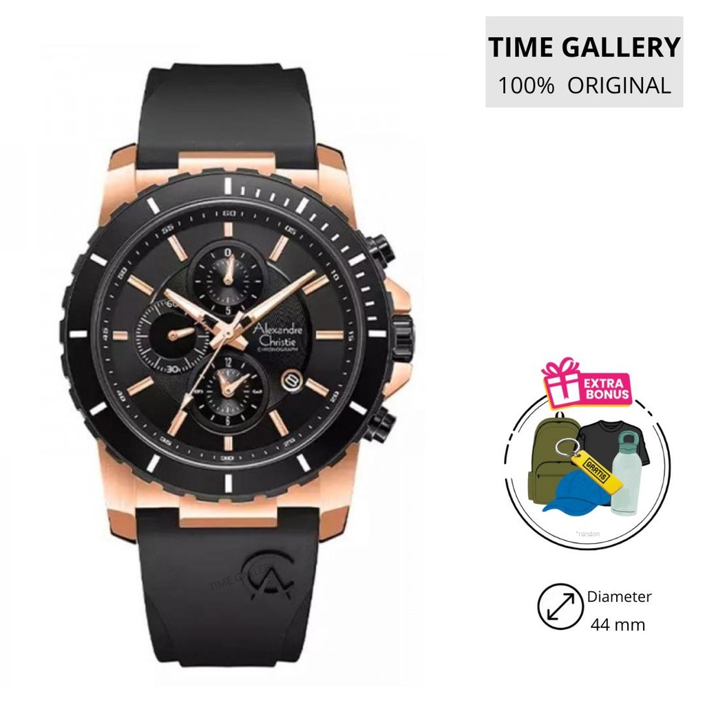 Jam Tangan Pria Alexandre Christie 6141 mcrbrba 6141mc ac6141 mc rbrba 6141mcrbrba original alexande