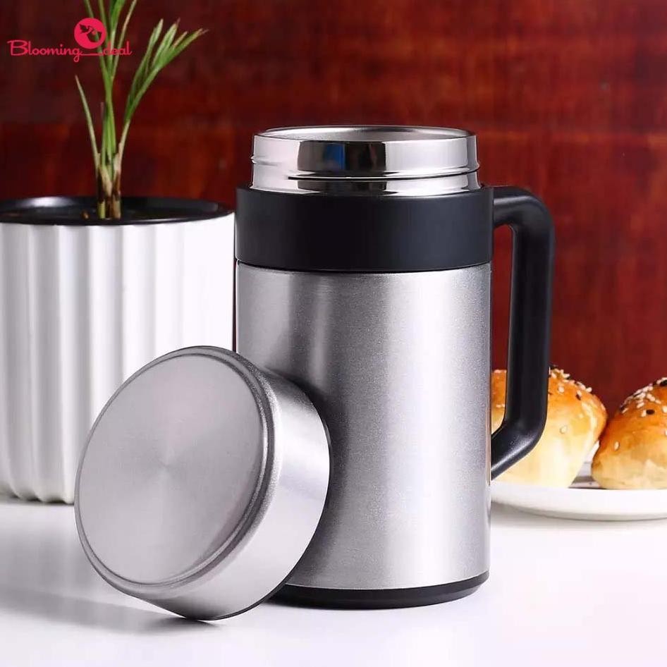 New Tumbler Coffee Mug Coffee Tea Cup Stainless Steel 400ml (HN22) ,.