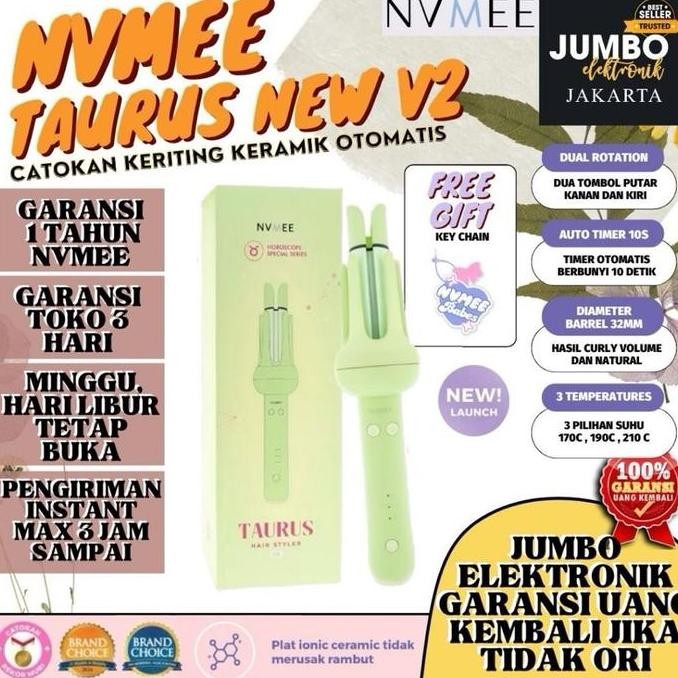 Taurus V2 Nvmee Catokan Keriting Otomatis Taurus Hair Styler