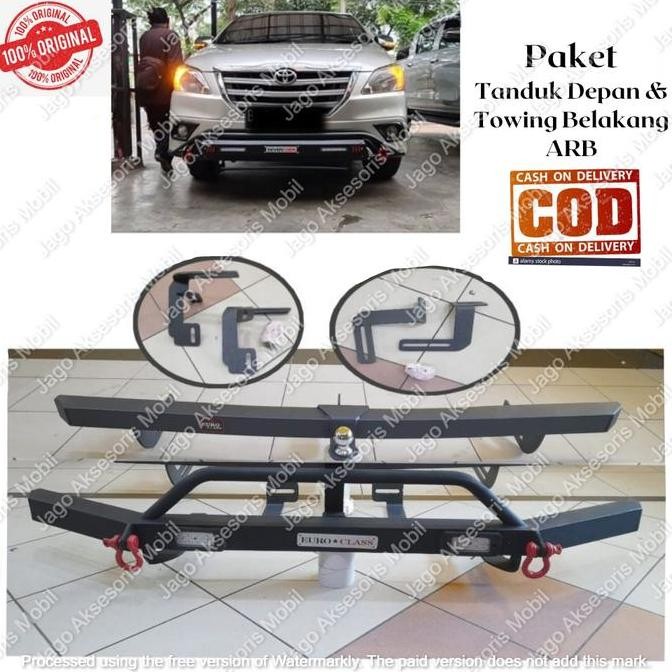 // PAKET LENGKAP TANDUK DEPAN + TOWING BELAKANG ARB INNOVA 2004-2015 //