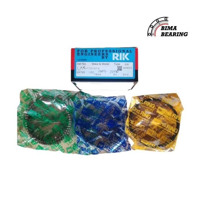 Terlaris Piston Ring Seher Toyota Corolla Altis Wish 1.8 1Zz-Fe 1Zz 28785 Rik Riken Japan Seker Orig