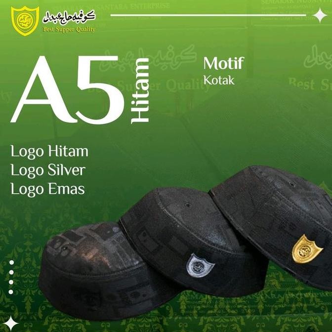 TERLARIS Peci Malaysia A5 Hitam Original 100% H. Abdul Karim