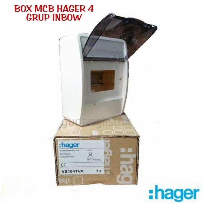 BOX MCB HAGER 4 GRUP INBOW ORIGINAL DAN TERPERCAYA