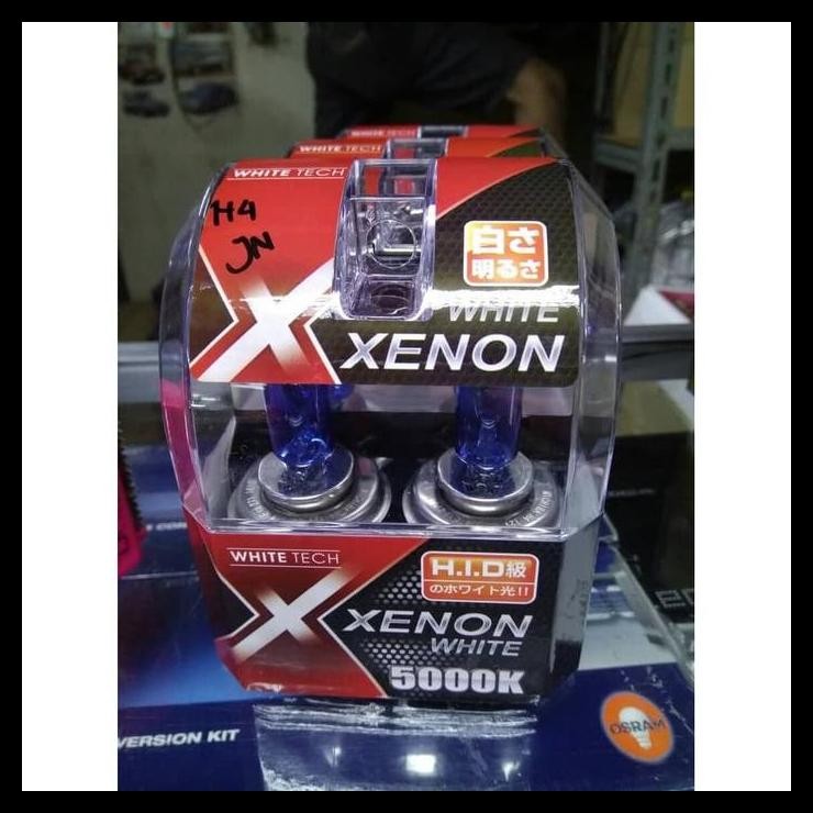 HOT DEAL BOHLAM / LAMPU MICHIBA H4 & H11 - 5000K WHITE XENON 