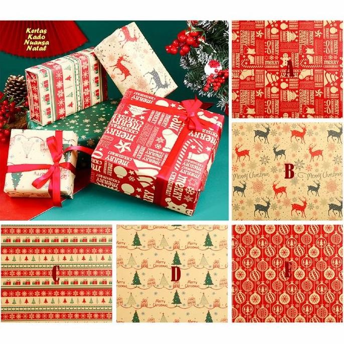 

Kertas Kado Nuansa Natal Per Set