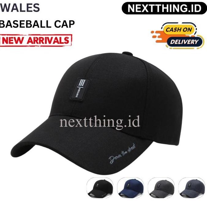 DV140 - WALES NARASON topi pria topi wanita topi baseball topi trendy topi NARASON