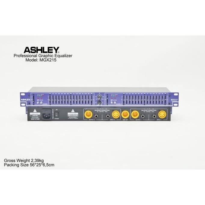 Equaliser Ashley Mqx215 Original Ashley Mqx 215