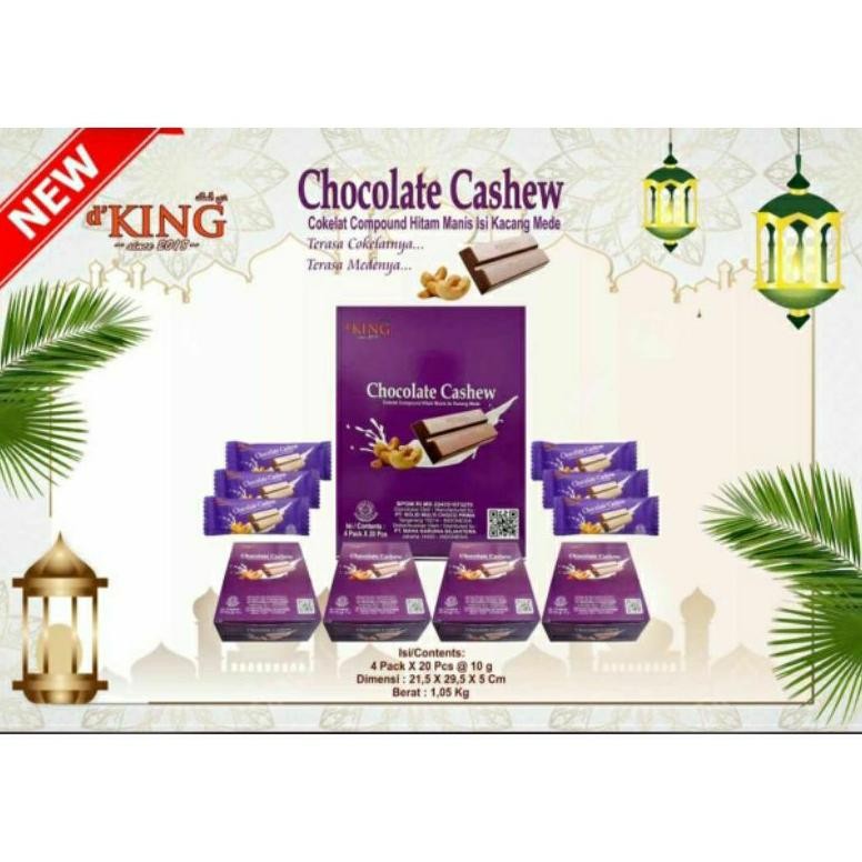 

Lnb-1217 Fg-80 [Ecer] Chocolate Cashew Dking - Coklat Mede Murah - Cokelat Mede Cemilan Viral Hemat