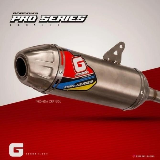 knalpot gordon pro series klx crf wr 155 Original