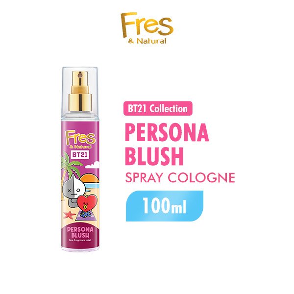 Fres & Natural Spray Cologne BT 21 Persona Blush Botol 100 ml x2 - Gambar 3