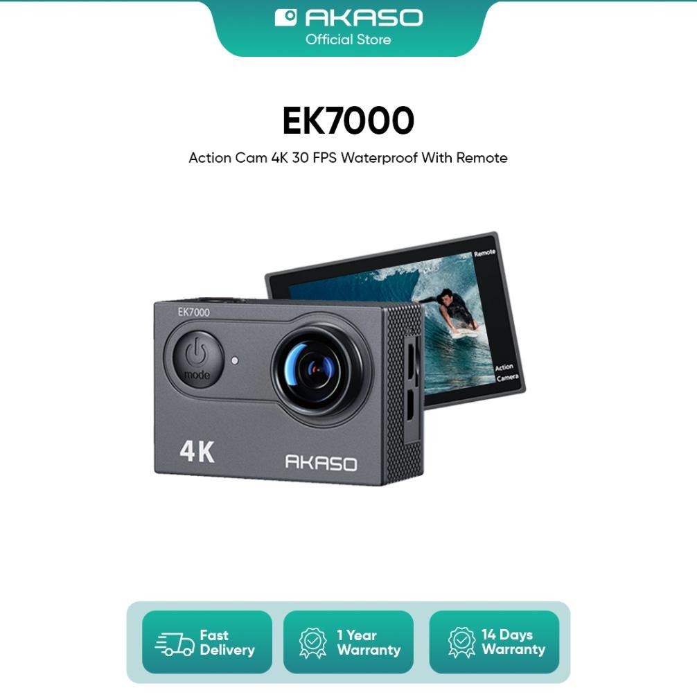 Akaso EK7000 Action Cam 4K 30 FPS Waterproof With Remote