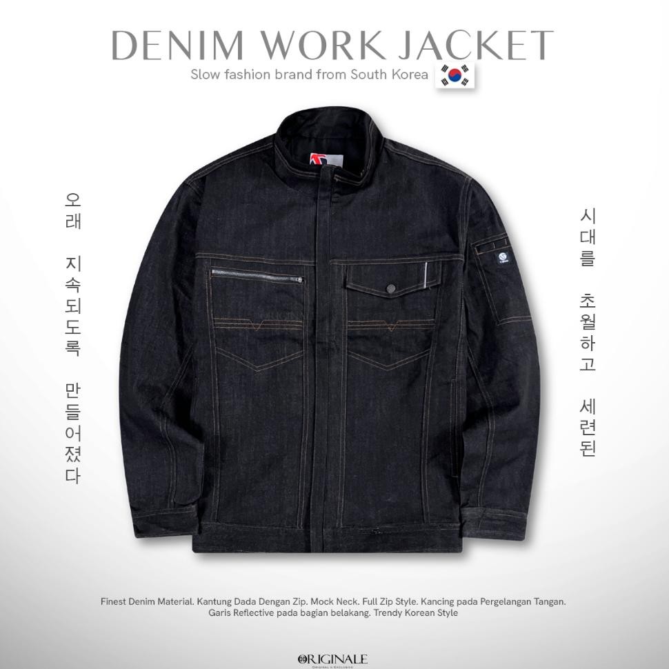 Jaket Jeans Pria Jaket Pria Jaket Pria Korean Work Style By Tbc