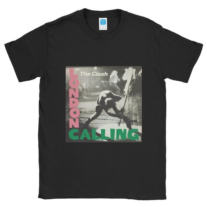 Baju Kaos Band The Clash London Calling
