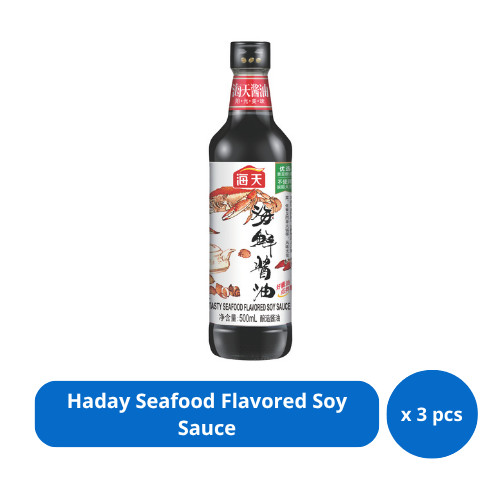 

Haday Seafood Flavored Soy Sauce 500ml x 3 pcs