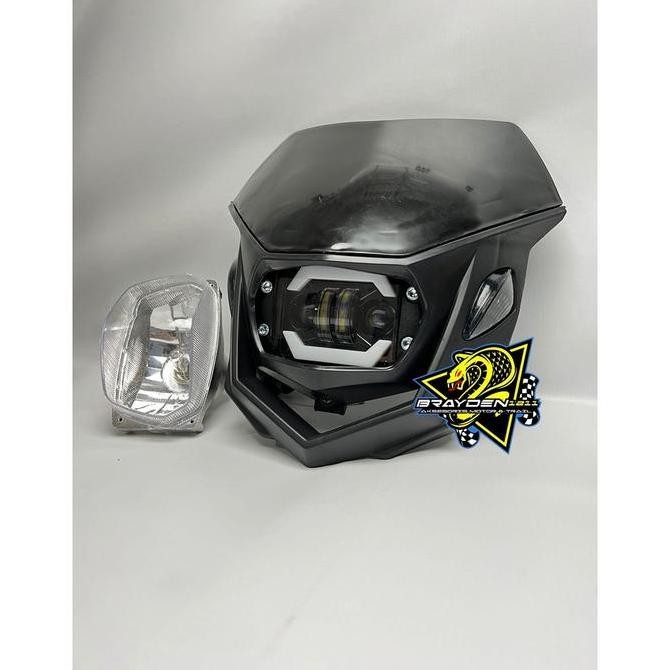 Headlamp reflektor polisport polysport klx 150, crf 150L / batok lampu depan klx BF Dtracker wr155 O