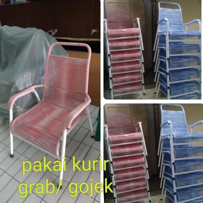 Kursi Besi Tali Plastik Yy/ Kursi Santai
