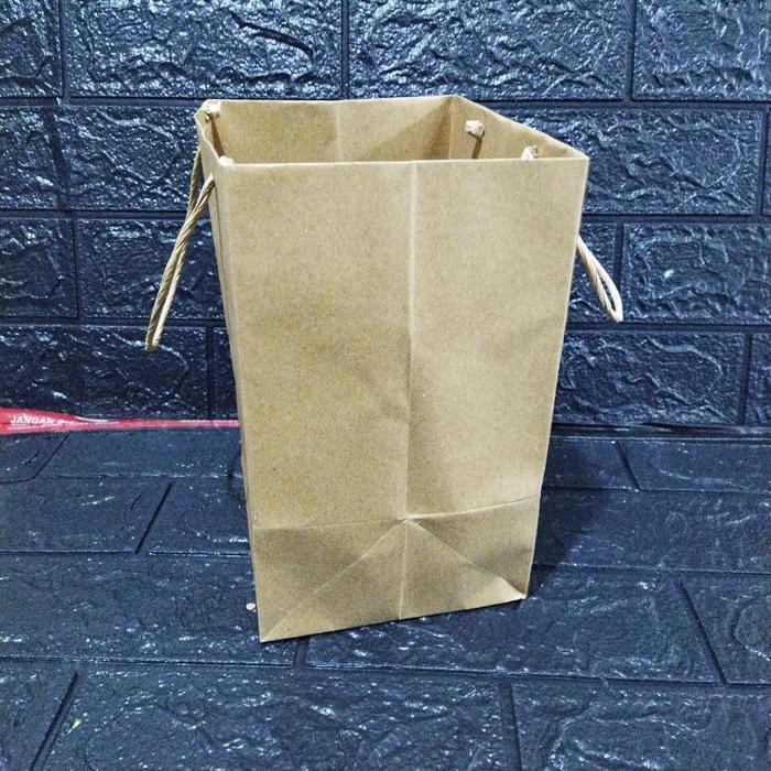 

(Best Saller) Paper Bag Toples 500 Gr Jual Per Lusin 12 Pcs Bestseller