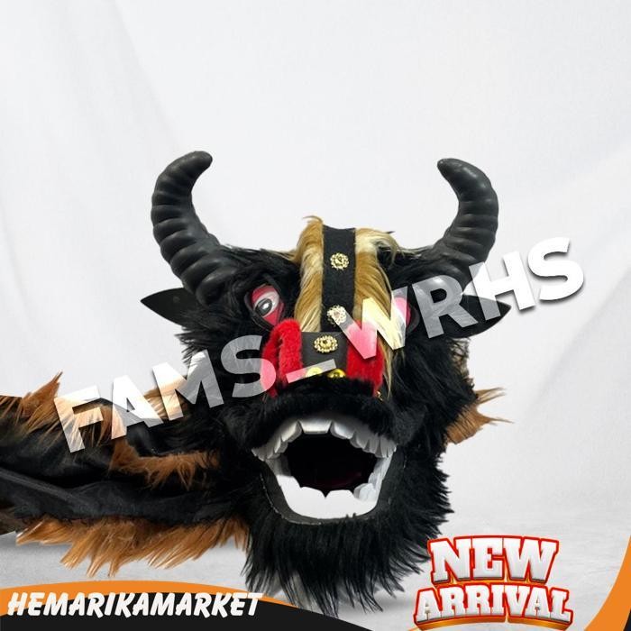 Fams Wrhs Bantengan Anak Bantengan Mangap Spons Topeng Bantengan Kerbau Promo Xtra