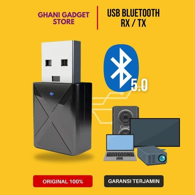 DB65>> USB Receiver Transmitter Bluetooth Audio Blutut 5.0 Dongle HiFi Mobil Speaker Headset Earphon