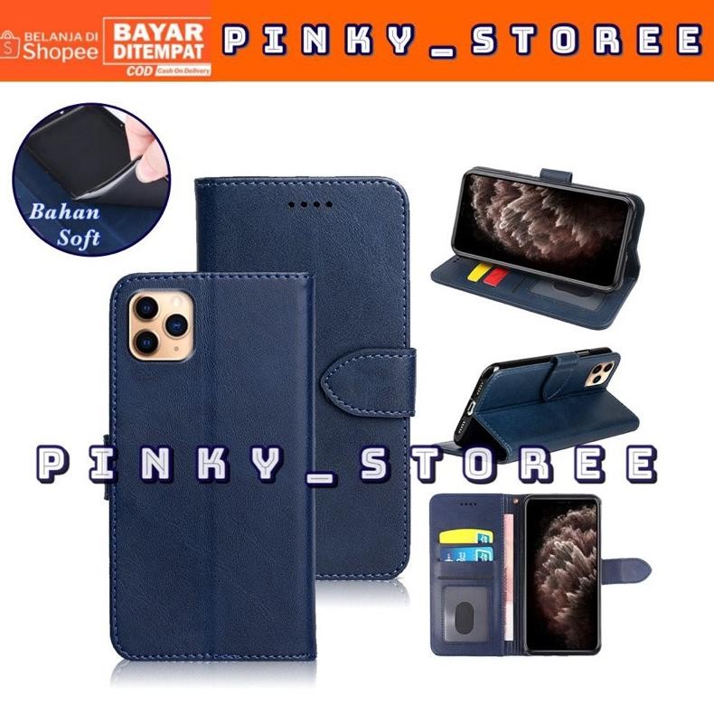 Premium Leather Flip Case Vivo Y29 Y19S Y19 T1 T1Pro Y75 Y30 Y30I Y50 Y1S Y91 Y93 Y95 Y91C Y53 Y71 Y