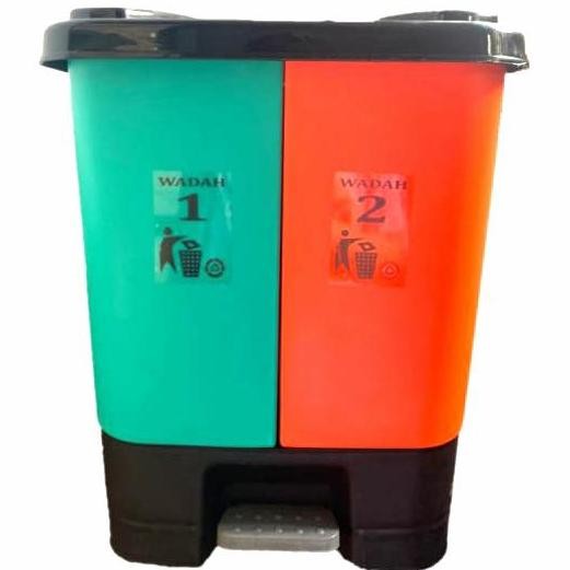 Promo Tong Sampah Injak 2 Wadah 20 Liter/Kotak Sampah Injak/Tempat Sampah