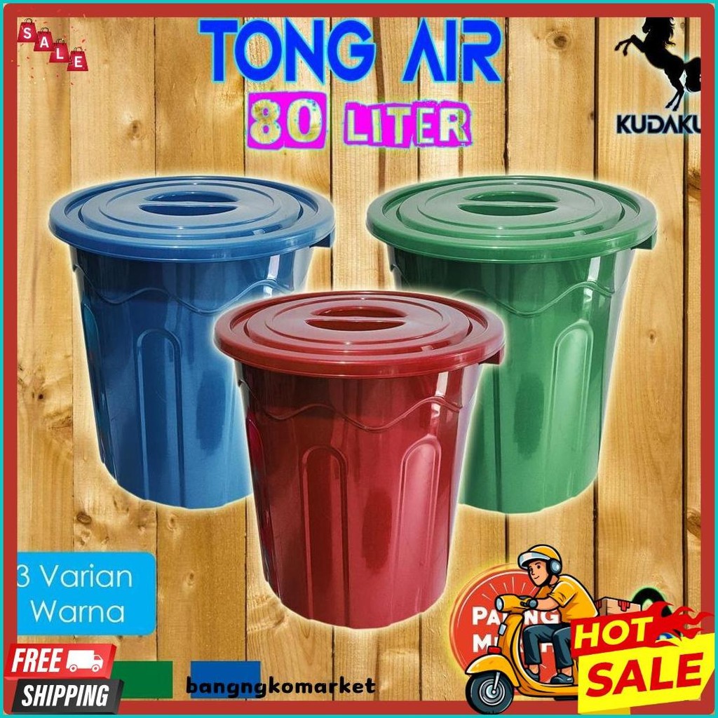Promo Kilat Ember Air 80 Liter / Tong Air 80 Liter / Bak Air 80 Liter ( Khusus Instan )