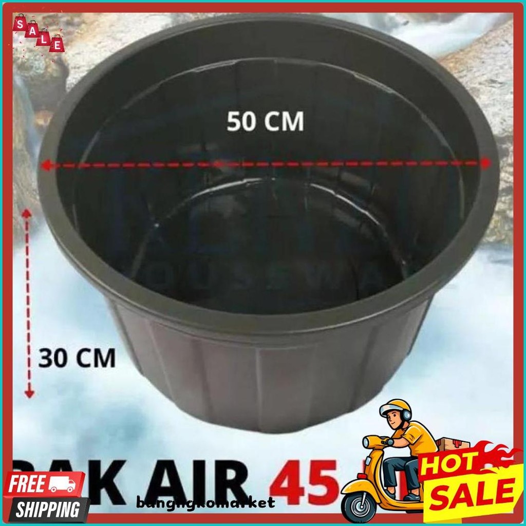 Cod Bak Air Besar/Bak Kamar Mandi/Bak Air 45Liter