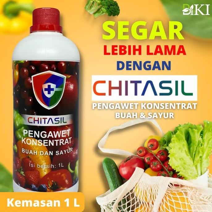 

TERBARU - Chitasil Edible Coating Konsentrat - Pelapis/Pengawet Alami Buah dan Sayur Liter