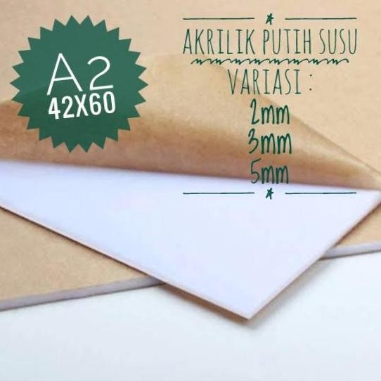 

Akrilik Putih Susu A2 42X60 Kualitas Terbaik Harga Termurah