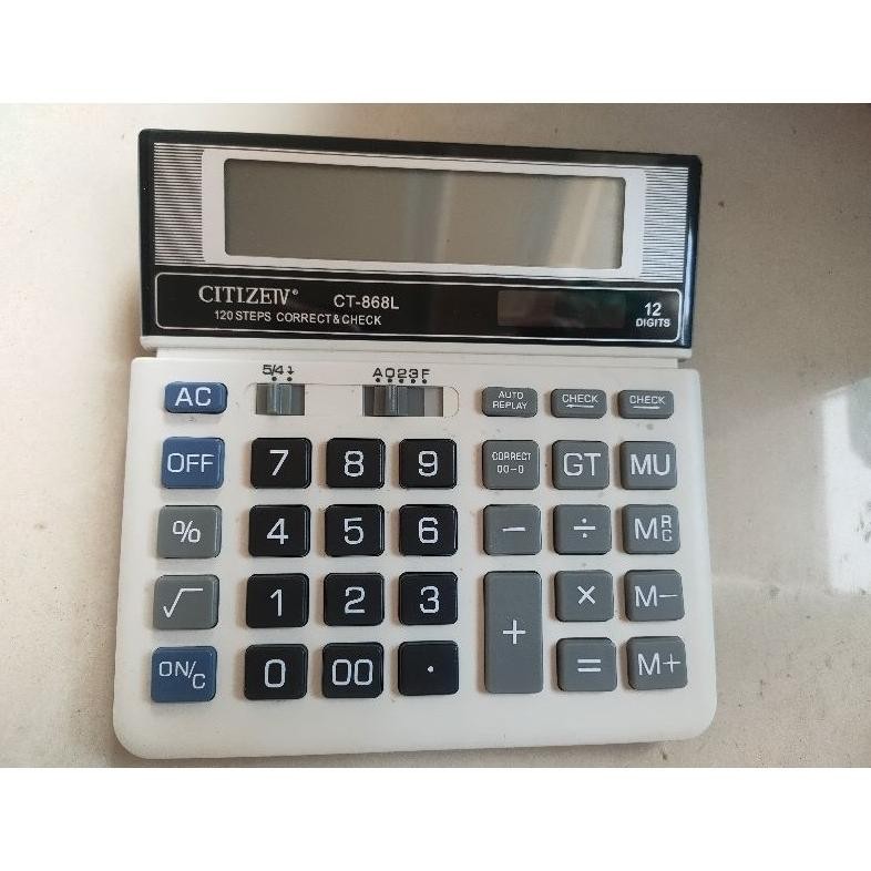 

Gha-65 Kalkulator Ct-868-L/12Digit/2 Power Energy/Kalkulator Bisnis Gha-65