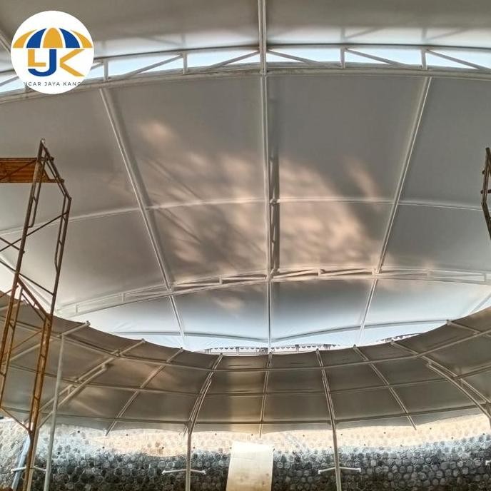 New Stock Kanopi Membrane Agtex 650 Gsm Black Out