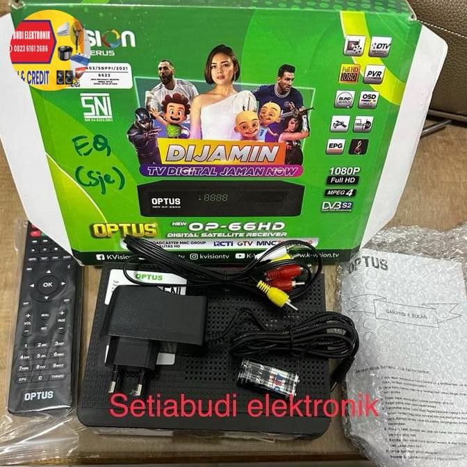 TERBARU - Receiver Parabola K Vision optus op 66hd / 66 hd