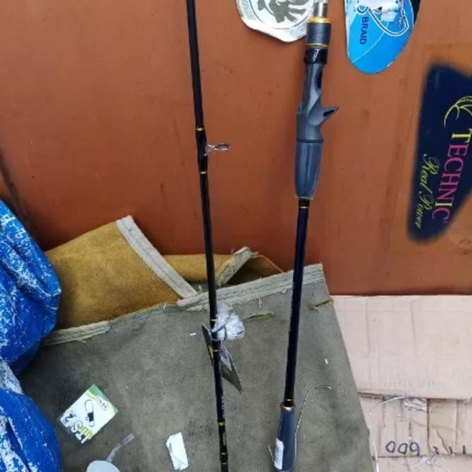 joran loomis reflex jig bjc 632 pe 2-4 joran jigging over head