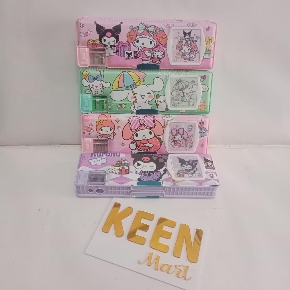 

Pk32 Kotak Pensil Ada Kalkulator/Pencil Case Kalkulator/Tempat Pensil Magnet Kalkulator