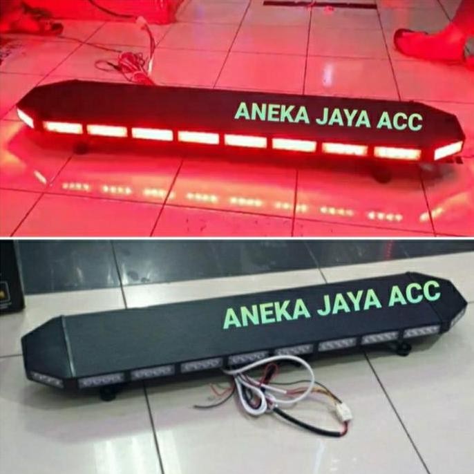 LAMPU STROBO AMBULANCE ROTATOR AMBULANCE LED SLIM -120CM - MERAH ORIGINAL DAN TERPERCAYA