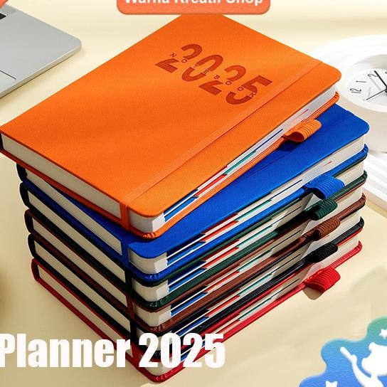 

Warna Kreatif2025 Planner Agenda 160 Sheets Notebook A5 Diary Journal Notebook School Stationary Office Accesses Supplies