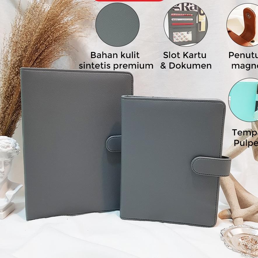 

Binder Polos Abu A5 20 Ring B5 26 Ring Agenda Polos Binder Polos A5 B5 Organizer Eksklusif