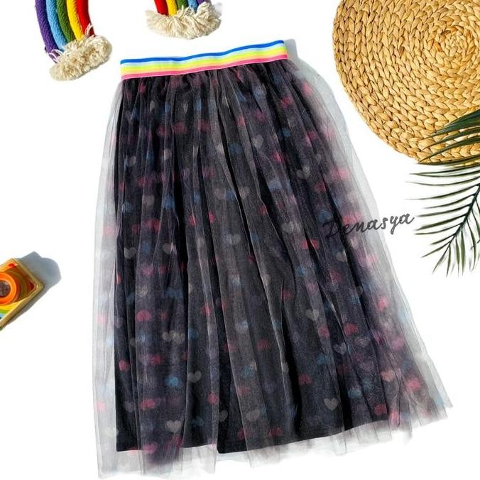 ROK TUTU ANAK PEREMPUAN / ROK TILE PANJANG PREMIUM IMPORT 1-12 TAHUN