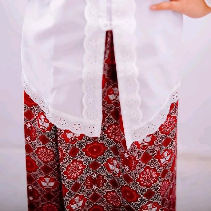SETELAN KEBAYA ANAK TKSD KEBAYA sekolah perempuan kebaya merah putih