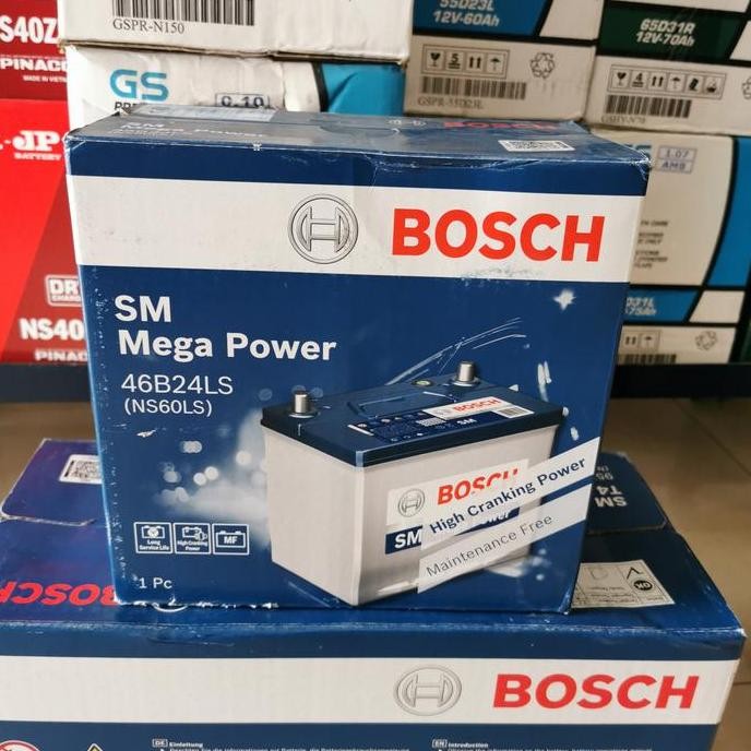 BEBAS ONGKIR - AKI BATERAI BOSCH NS60LS/NS 60LS MOBIL HONDA CRV HRV BRV GRS 1 TAHUN