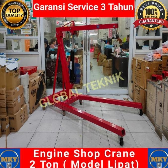 TERMURAH - Engine Crane Shop Crane Alat Pengangkat Mesin Mobil Shop Crane 2 Ton engine crane 2 ton