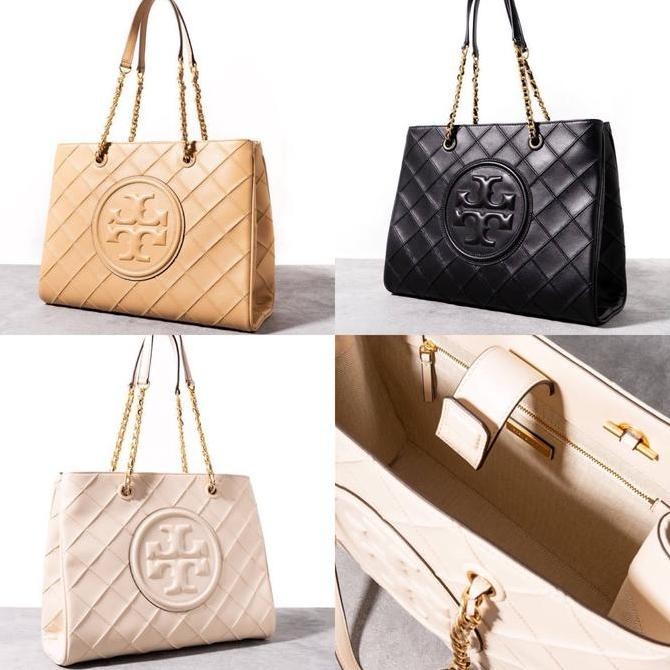 Murah Tb Fleming Soft Chain Tote Bag Leather Original