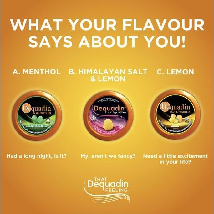 

Promo Dequadin Pastiles Permen Pelega Tenggorokan